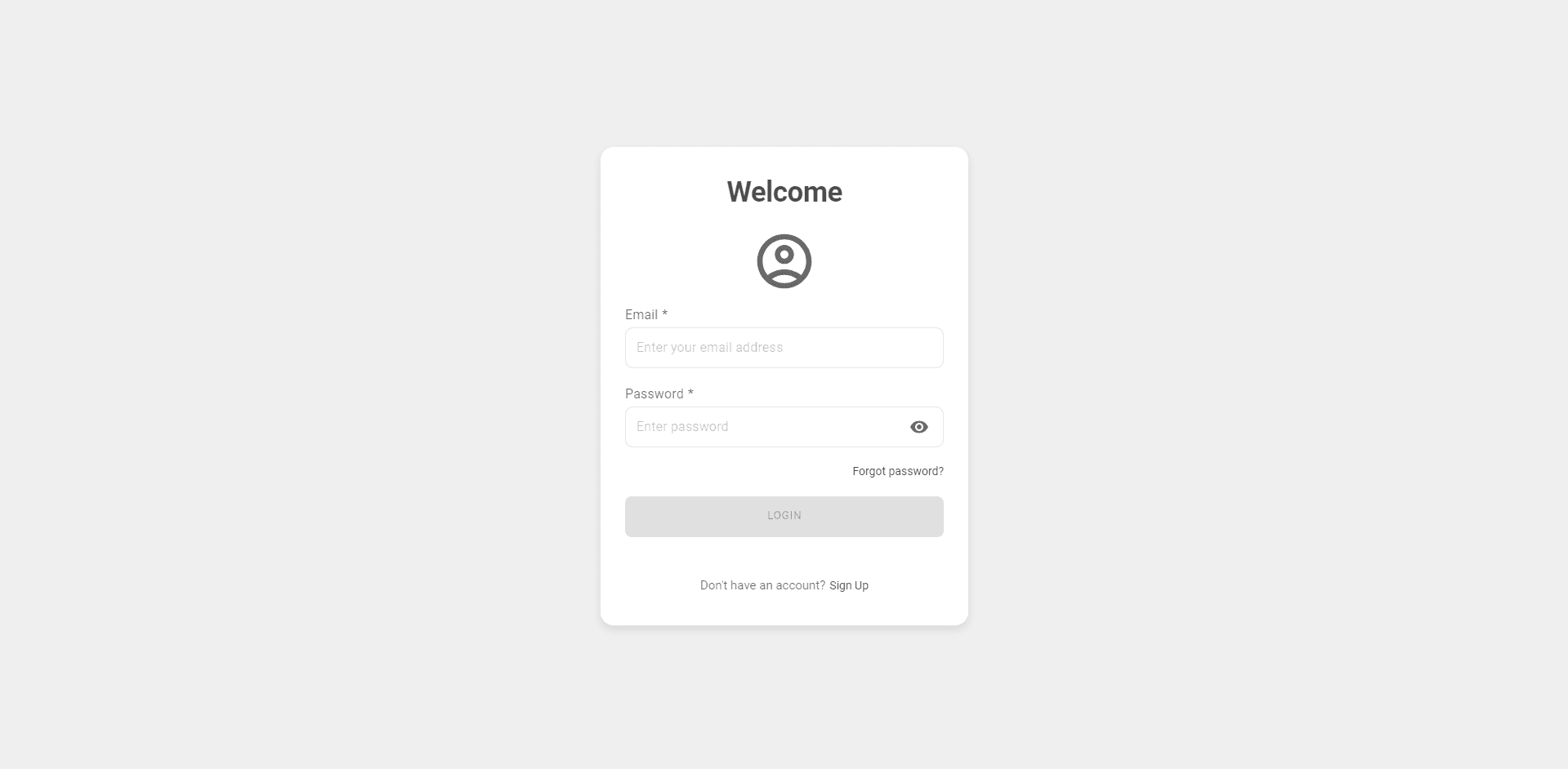 React Auth Template